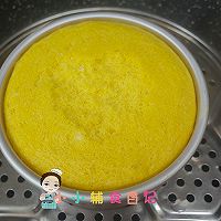 8寸/2个6寸蛋糕南瓜牛奶蒸蛋糕的做法图解11