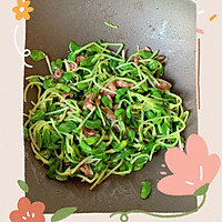 芽菜炒肉的做法图解4
