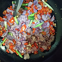 爆炒牛肉的做法图解3
