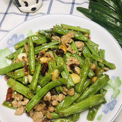 干煸四季豆—不用油炸也很美味