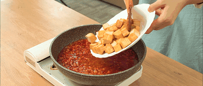 鱼香煎豆腐的做法图解5