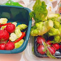 酸辣泡萝卜儿菜的做法图解1