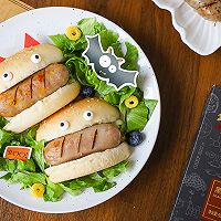万圣节美食| 小恶魔汉堡的做法图解9