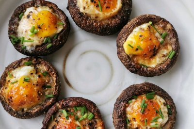 减脂健康的香菇烤蛋
