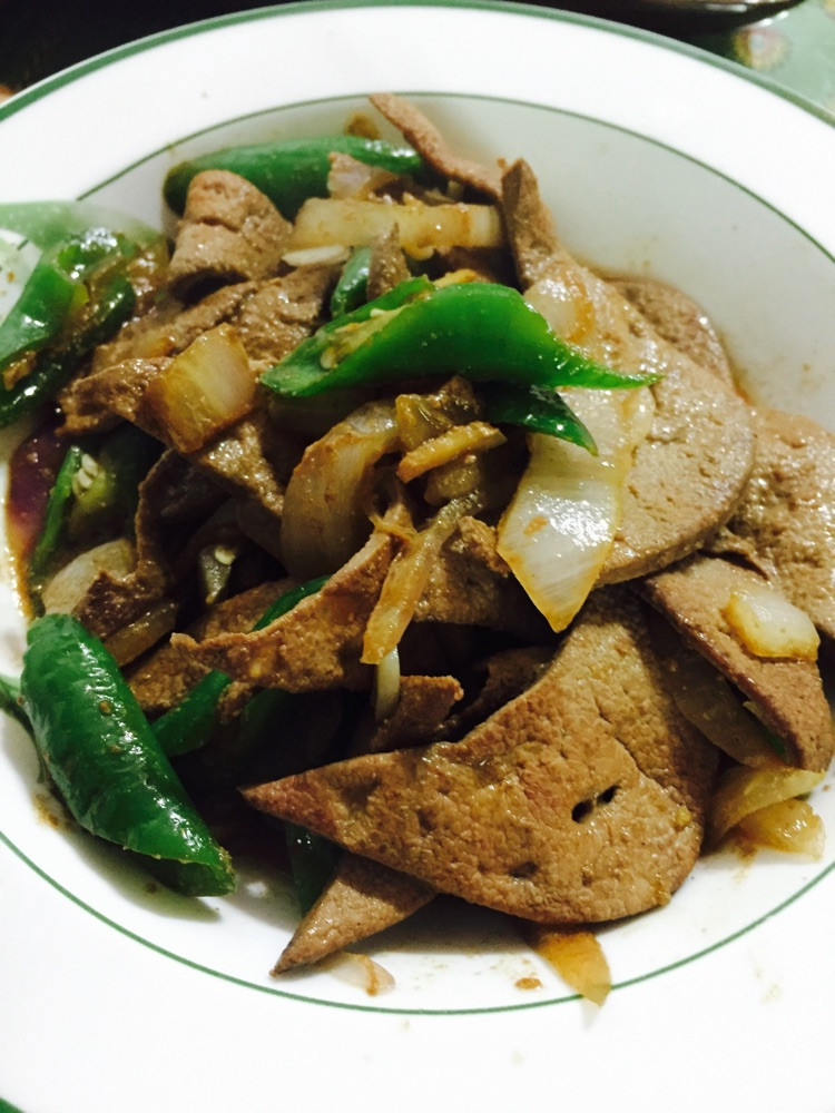 酱爆猪肝的做法