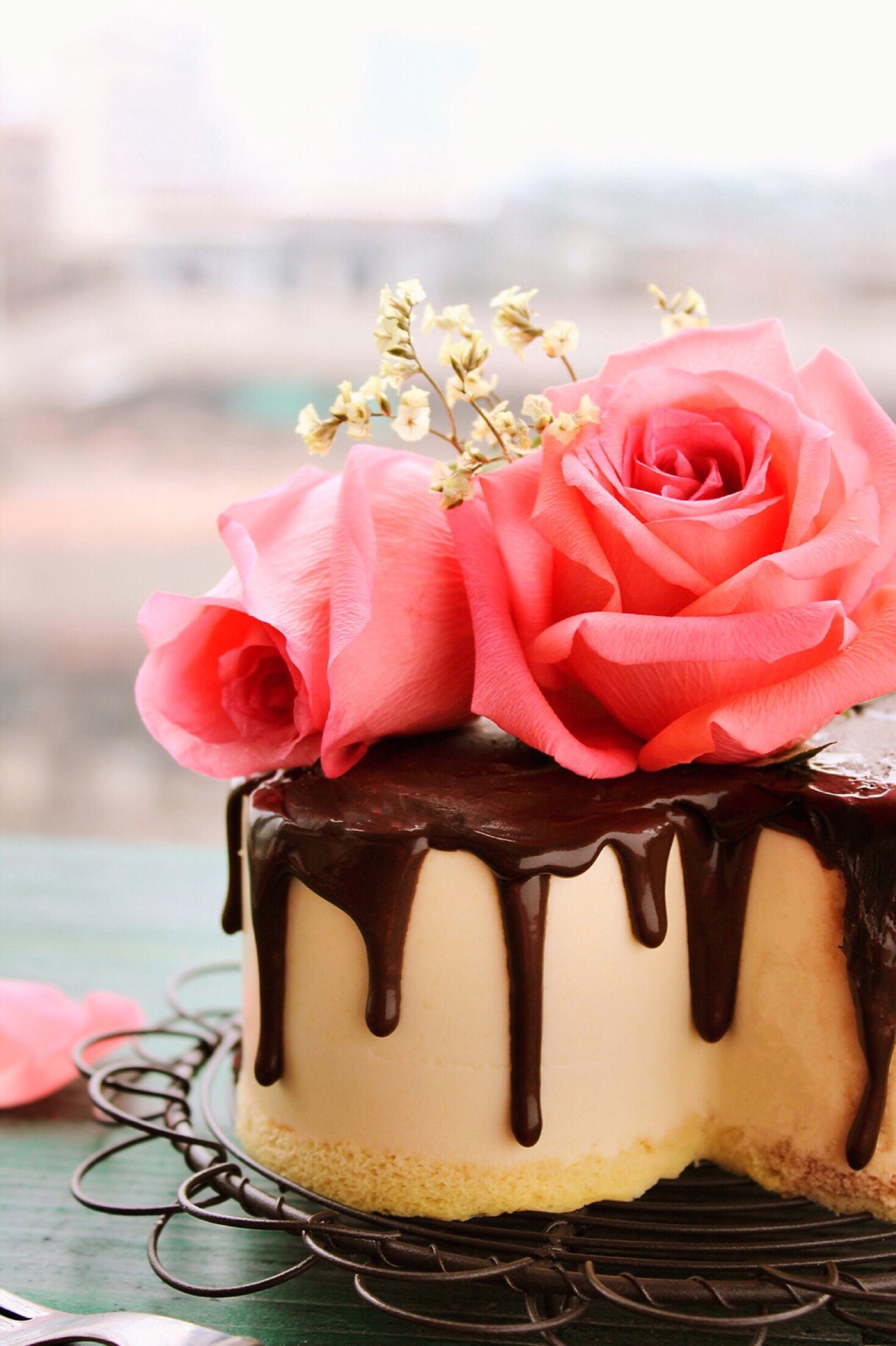 巧克力淋面蛋糕-祝自己生日快乐的做法_【图解】巧克力淋面蛋糕-祝自己生日快乐怎么做如何做好吃_巧克力淋面蛋糕-祝自己生日快乐家常做法大全 ...