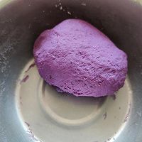 紫薯芝士夹心华夫饼的做法图解3