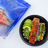 #山姆友约#十分钟搞定美味午餐|照烧三文鱼盖饭的做法图解8