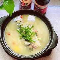 冬日暖食～鱼头萝卜汤的做法图解8
