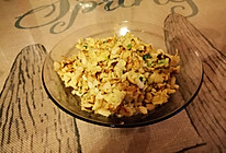 干贝茡荠炒蛋的做法
