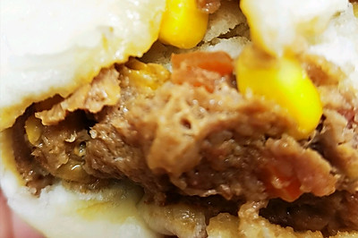 玉米红萝卜猪肉包（面包机版）