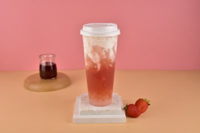 商用水果茶 莓莓雪露 草莓布丁 水果茶