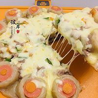 #2021趣味披萨组——芝香“食”趣#快手牛肉披萨的做法图解5