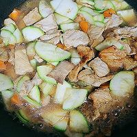 #我的夏日味道vlog#角瓜炒肉片的做法图解3