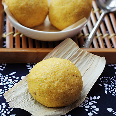 槐花菜饼子