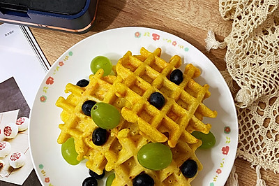 玉米面蔬菜华夫饼孩子大人都不会拒绝❌