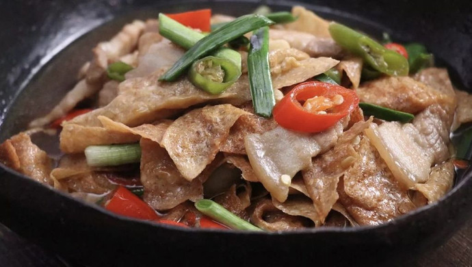 井冈山豆皮：豆腐皮要好吃，会泡发是关