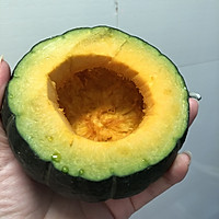 五彩南瓜盅饭的做法图解6