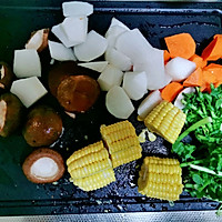 营养健康的五行蔬菜汤的做法图解1