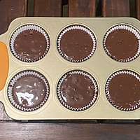 #金龙鱼精英100%烘焙大师赛-爱好组-低筋#巧克力玛芬蛋糕的做法图解6