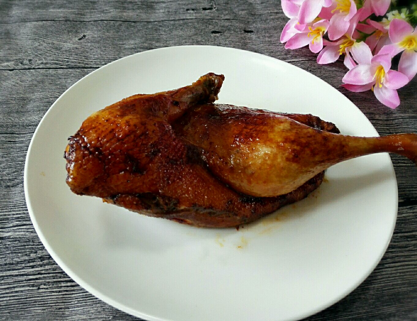 家庭烤鸭怎么做_家庭烤鸭的做法_炫色鸾树z_豆果美食