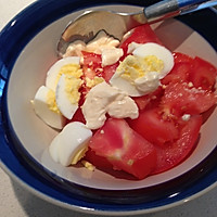 一个人的营养早餐 鸡蛋番茄迷你沙拉的做法图解6