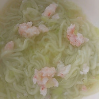 鲜虾大白菜汤面宝宝辅食的做法图解7