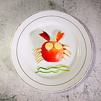 #百变水果花样吃#苹果螃蟹的做法图解3