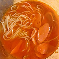 【快手午餐】西红柿汤面的做法图解7