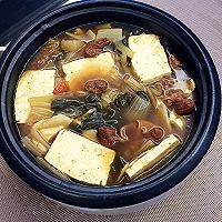 冬笋腌菜牛肉锅的做法图解4