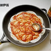 饺子皮披萨的做法图解2