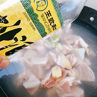 红烧鸡猪肉的做法图解2