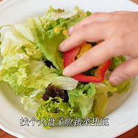 #感恩节烹饪挑战赛#加拿大北极虾生虾七彩沙拉的做法图解5