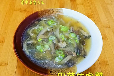 平菇牛肉羹