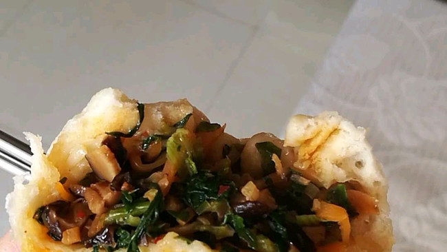 香菇青菜包的做法