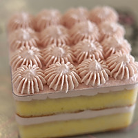 粉粉嫩嫩酸酸甜甜的树莓玉米盒子蛋糕的做法图解24
