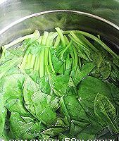 芥末菠菜墩的做法图解3