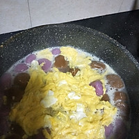 红糖紫薯蛋桂花花米酒汤圆的做法图解4