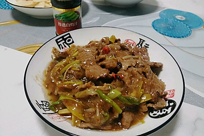 白灼牛肉片