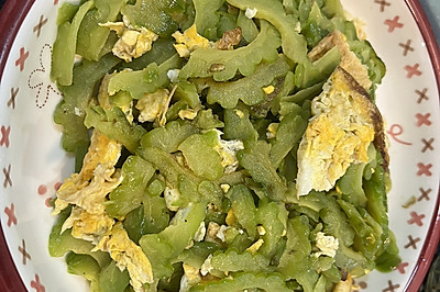 苦瓜煎鸡蛋