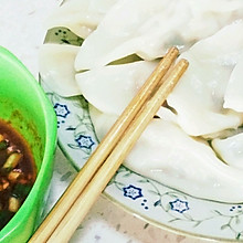 韭菜猪肉豆干水饺