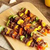 微波炉快手羊肉串的做法图解6