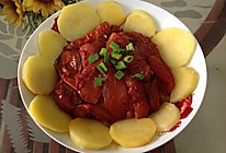 番茄焖土豆（懒人菜）的做法
