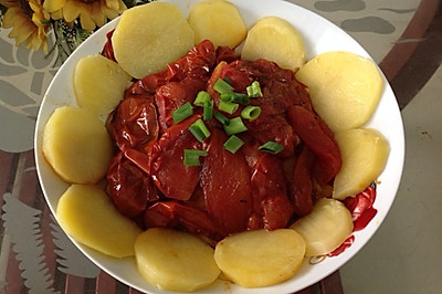 番茄焖土豆（懒人菜）