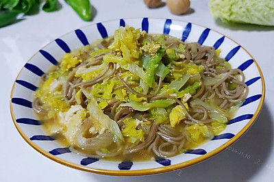 洋葱菜蛋炝锅面