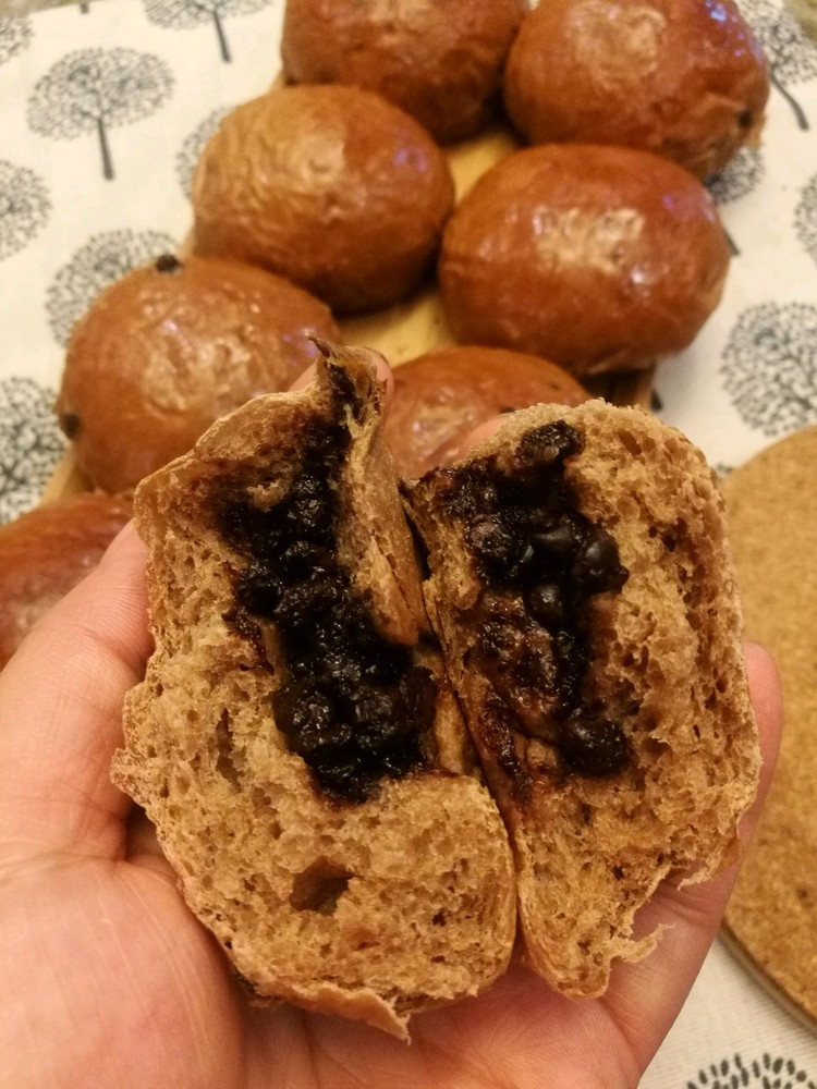 黑眼豆豆面包（重度巧克力爱好者）的做法