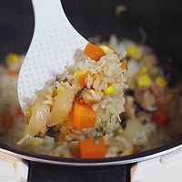 香菇鸡肉焖饭（一人份）的做法图解5
