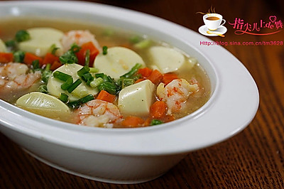 虾仁豆腐羹