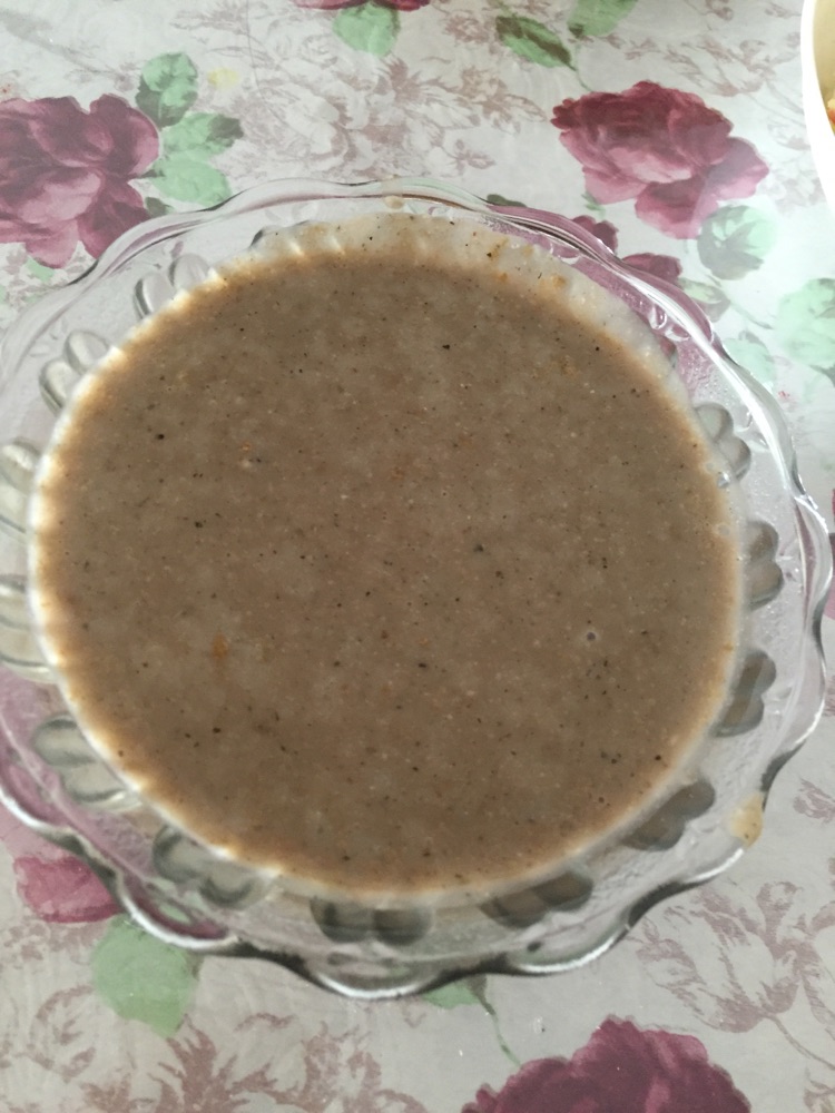 黑芝麻核桃米糊