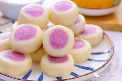 双色紫薯卷 宝宝辅食食谱